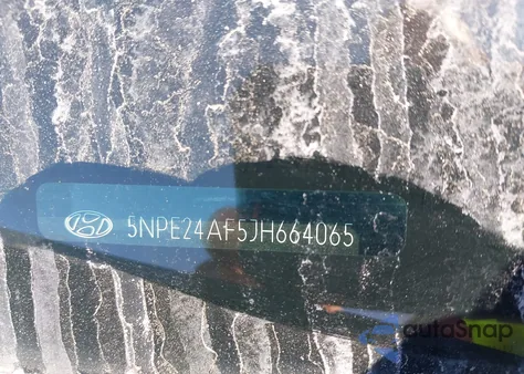 2018 Hyundai Sonata Se z USA, uszkodzony, nr VIN 5NPE24AF5JH664065